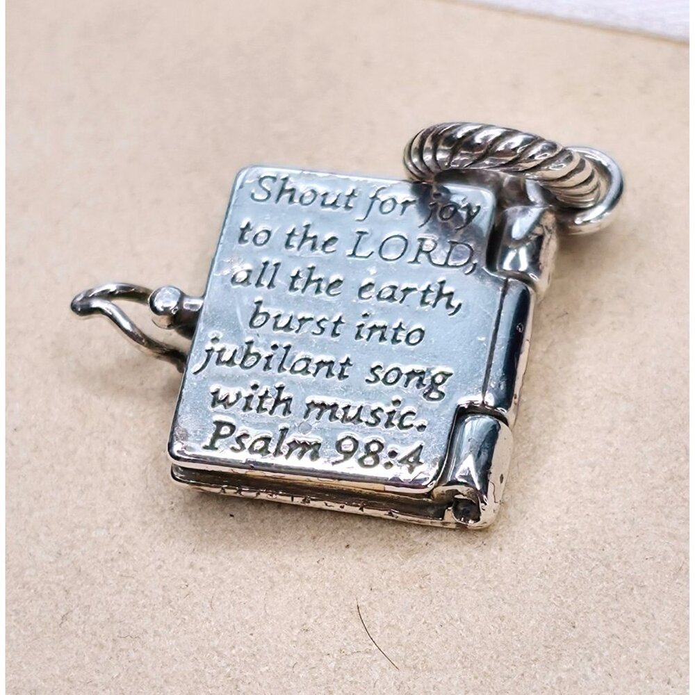 Brighton Silver-plated Holy Bible Dangle Charm - Picture 3 of 7